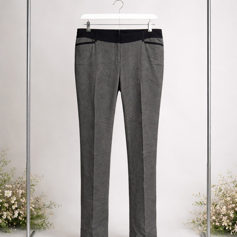 Gray and Black Trousers
